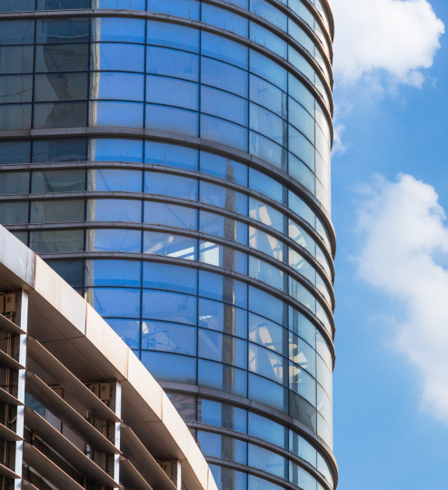 rounded-glass-building